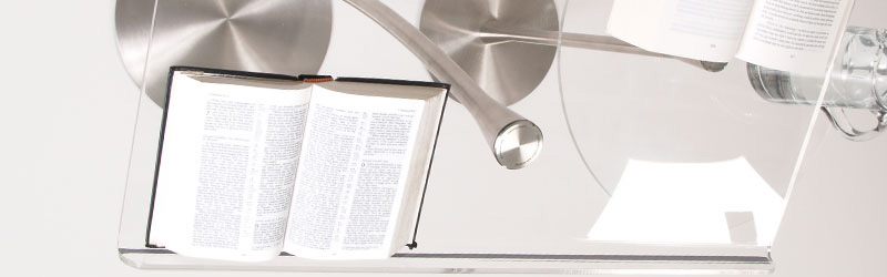 acrylic lectern